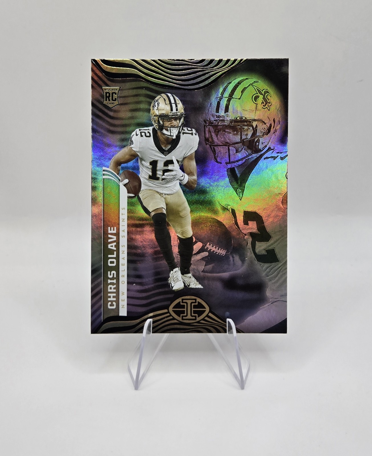 2022 Panini Illusions Chris Olave RC #69 New Orleans Saints 