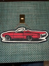 VINTAGE FORD Thunderbird MONEY CLIP W/POCKET KNIFE & NAIL FILE & NOS Patch.