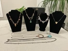 Vintage Costume Jewelry Lot of 8 Necklaces No Reserve #41