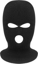 3-Hole Full Face Mask Cover Ski Mask Winter Balaclava Cap
