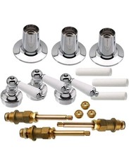 DANCO 39695 Trim Kit For Price Pfister 3-Handle Tub  Shower Faucets Chrome NEW