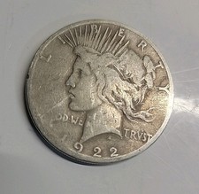 1924 $1 Peace Silver Dollar See Pics