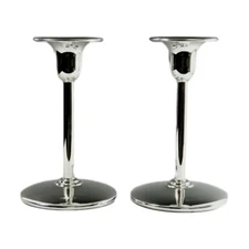 Hallmarked Sterling Silver - "Liberty" - Pair of Candlesticks - 5"