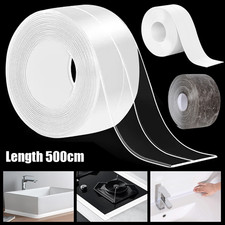Bath Kitchen Caulk Tape Sealant Strip PVC Self Adhesive Toilet Wall Sealing Tape
