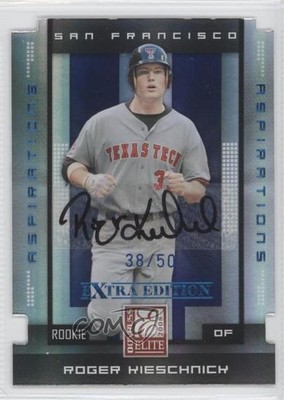 2008 Donruss Elite Extra Edition Rookie 38/50 Roger Kieschnick #173 Auto 0c2
