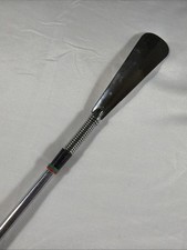 Vintage Long Handle Shoe Horn Spring Assist Made in Japan Metal 24"