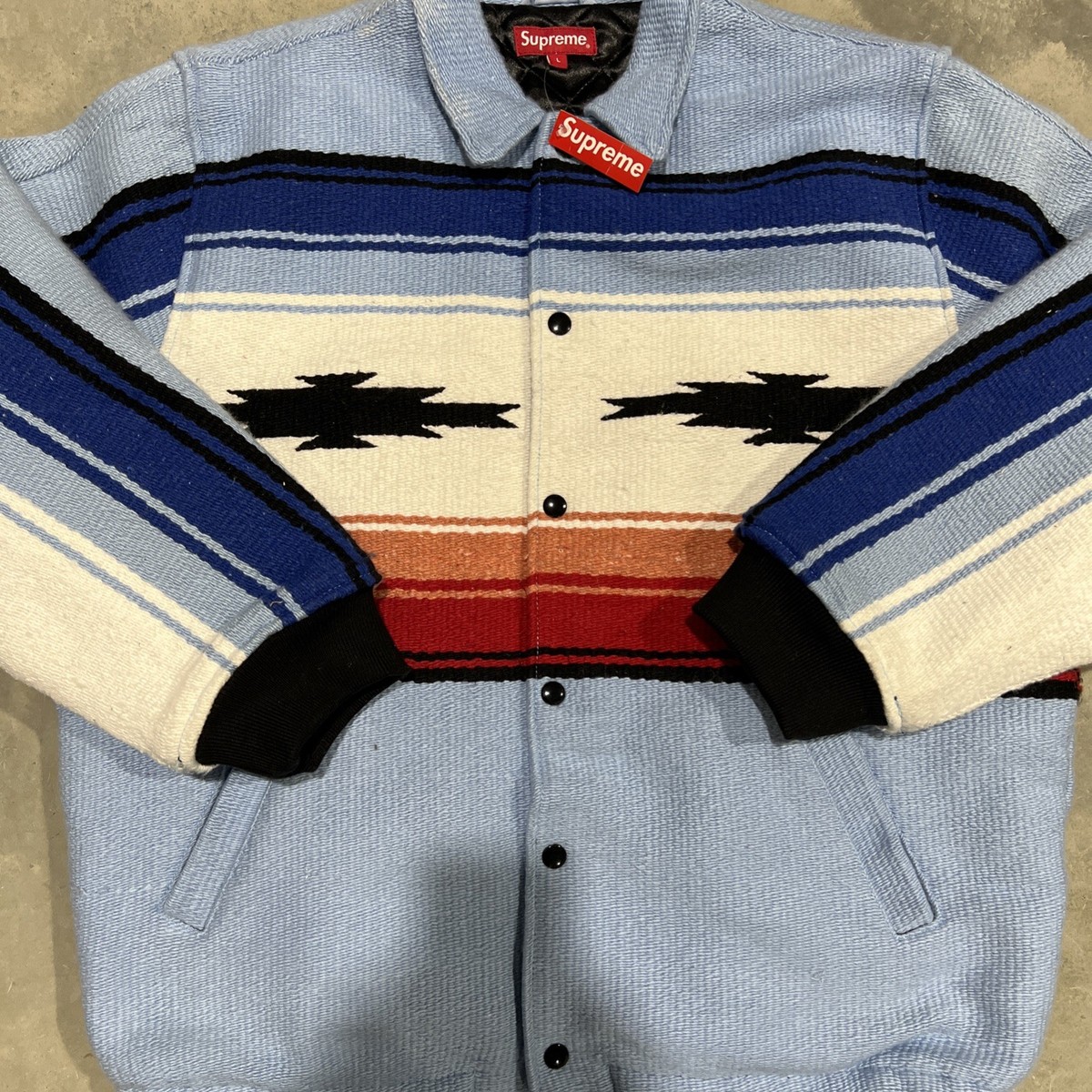 Supreme Tlaxcala Blanket Jacket Sz L | eBay
