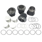 VW Beetle Thing Engine Piston Set w/ 85.5mm Std. w/ Cylinders Flat CR 7.7:1