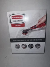 Rubbermaid Power Scrubber Oscillating Head 5-Piece Kit Batteries Included