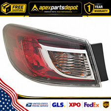 Left Outer Tail Light For 2010-2013 Mazda 3 Sedan Driver Side Tail Lamp Lh