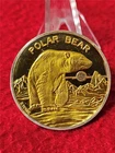 1 OZ 999.0 SILVER ROUND 2001 POLAR BEAR ALASKA THE LAST FRONTIER  #T1914