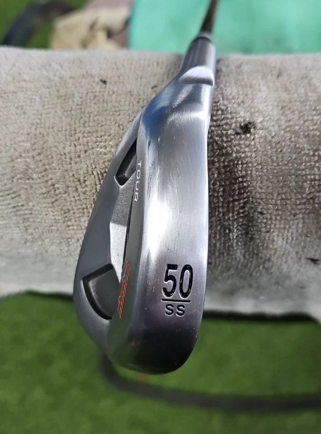 PING GORGE TOUR 50° GAP WEDGE SPINE ALIGNED KBS CT95 C-TAPER GREEN DOT  +1/2" LH - Image 3 of 4