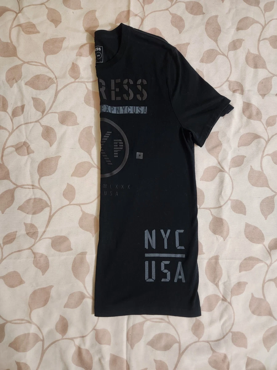 EXPRESS T shirt Men Size Medium Black EXP NYC USA