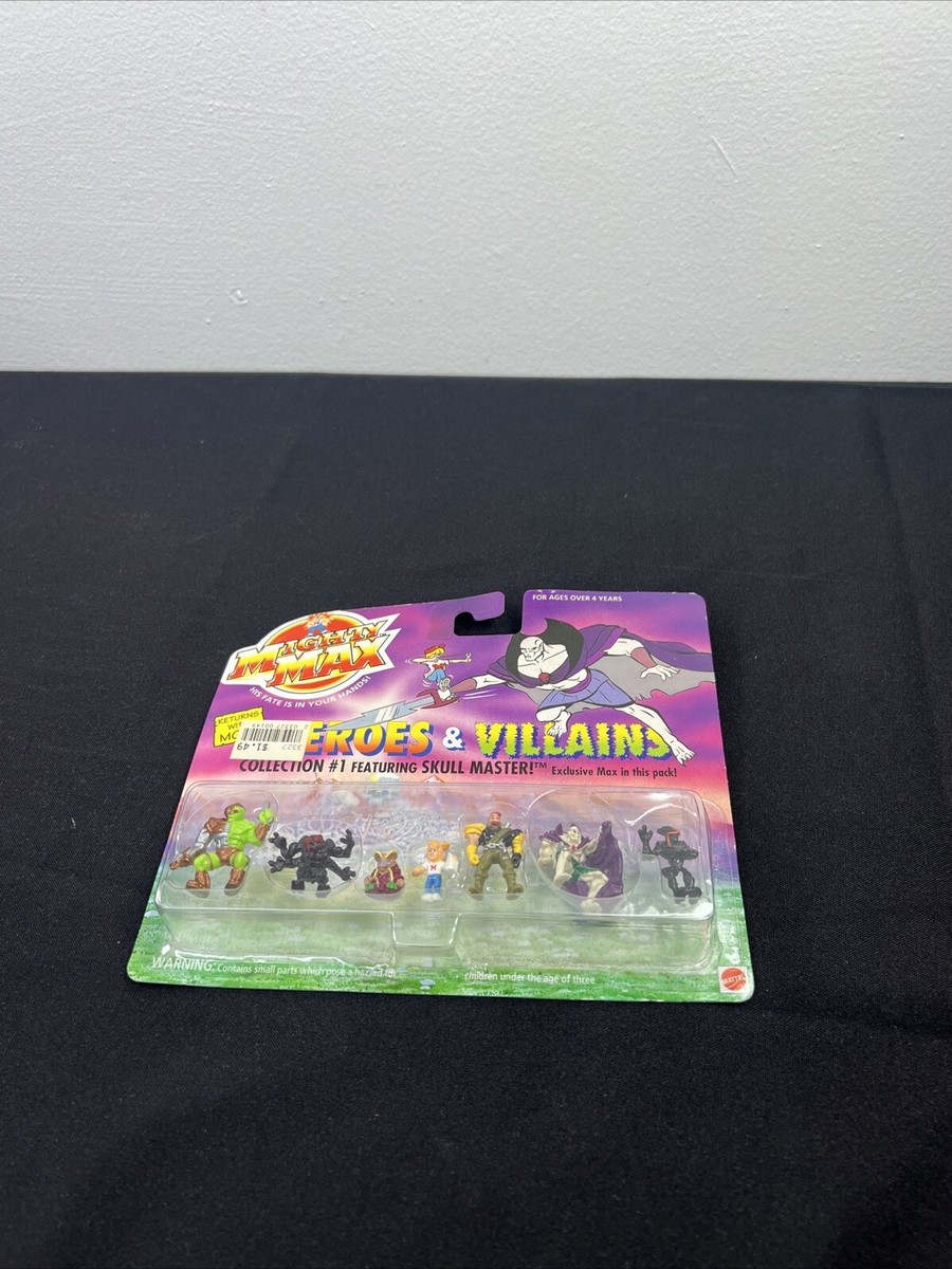 Mighty Max Heroes and Villains Collection #1 Mini Figurines