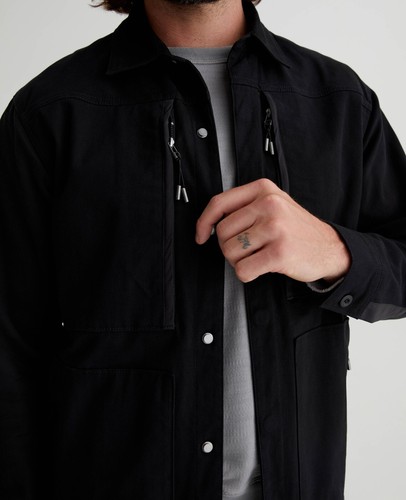 NEU MIT ETIKETT HERREN AG ADRIANO GOLDSCHMIED KARSON JACKE SCHWARZ US-GRÖSSE MEDIUM (M) - Bild 3 von 15