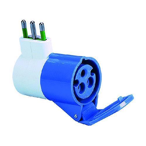 Adattatore Industriale 73000 - Spina12P + T 16A - 16A Cee Blu
