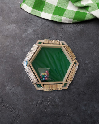 Shut The Box - Board Game 1-6 player-Green
