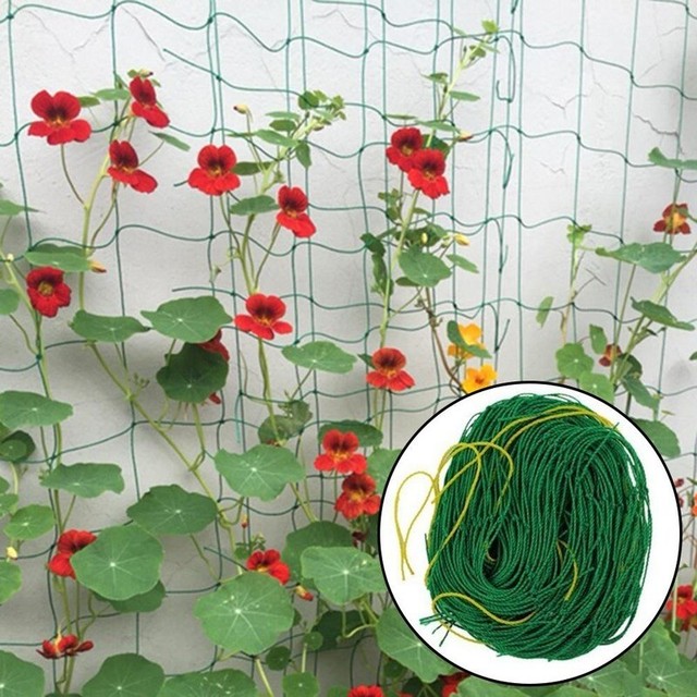 Nylon Plant Climbing Net Vine Flower Floral Plant Growth Trellis Garden