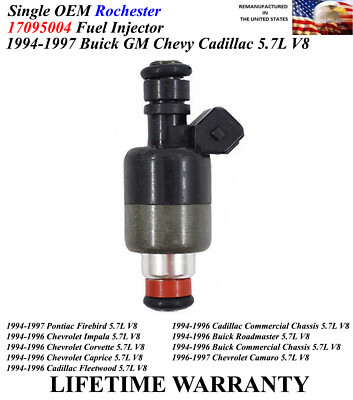 Upgraded 1x Rochester Fuel Injector For 1994-1997 Buick Chevrolet ...