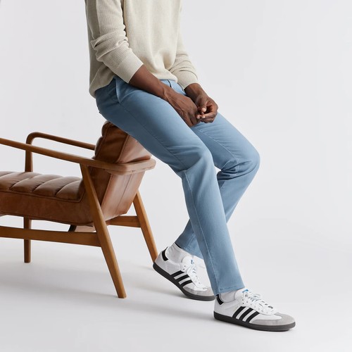 Eroi cinesi da uomo su misura. Pantaloni cinesi classici, smart casual in cotone. - Foto 39 di 39