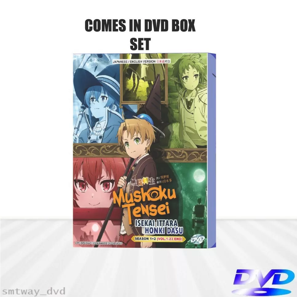 DVD Anime Mushoku Tensei Isekai Ittara Honki Dasu Vol.1-11 End English  Dubbed for sale online