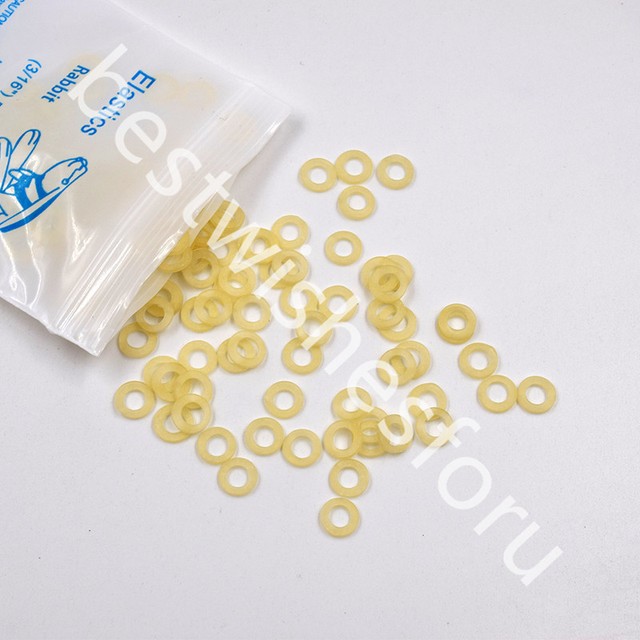 5.0 oz Medium 3/16" Rabbit Dental Orthodontic Rubber Bands Elastics