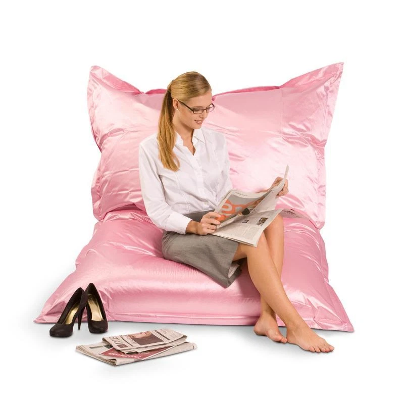 Smoothy Metallic Design Sitzsack Sitzkissen Sessel XXL Luxus Design Sitzsäcke - Bild 3 von 4