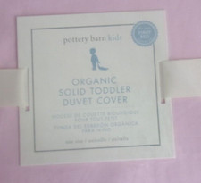 Pottery Barn 100  Organic cotton duvet cover toddler PINK