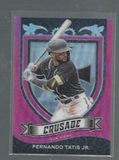 FERNANDO TATIS JR 2021 PANINI CRUSADE CHRONICLES PINK PRIZM #D 11/50