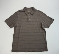 Eddie Bauer Mens Large Travex Polo Shirt Outdoor Comfort Hiking Camp Casual