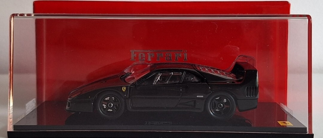 Ferrari F40 Light Weight Version 1988 Black with Openings 1:43