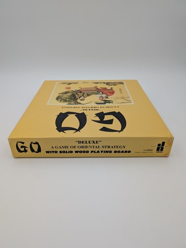 Gioco di strategia orientale GO Deluxe 1982 vintage tavola legno massello completa - Foto 10 di 11