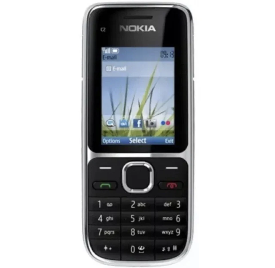 New Condition Nokia C2-01 - Black  (Unlocked) Mobile Phone 1 year warranty - Image 2 of 4