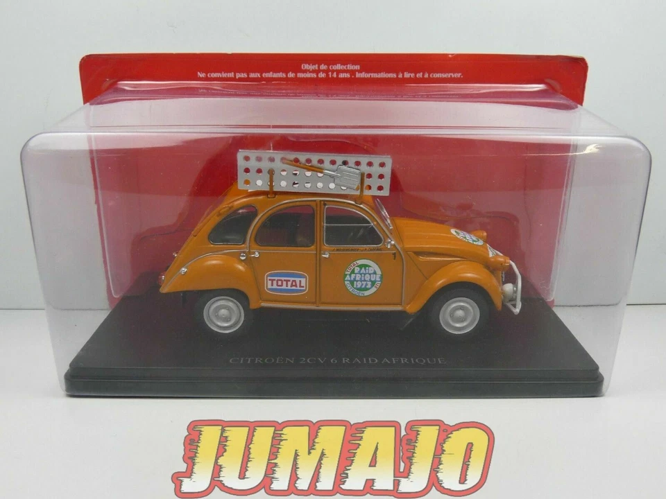 TES10 Voiture 1/24 Hachette Test CITROËN 2CV : 2CV 6 Raid Afrique 1973 - Photo 4/4