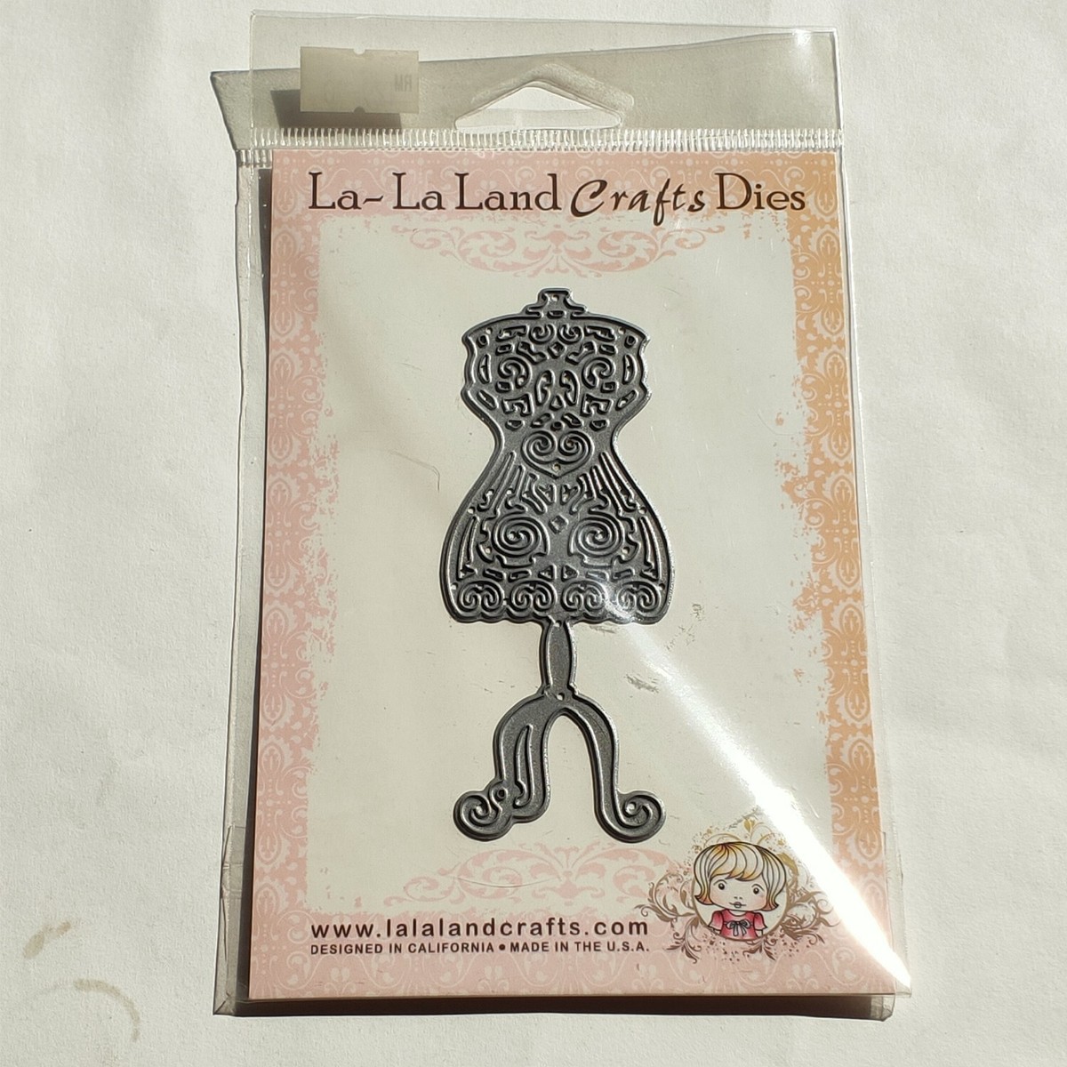 La-La Land craft dies 8002 Dress Form Die - Retired - Made in USA