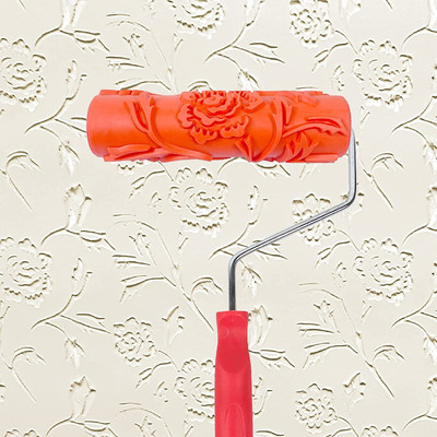 7'' Patterned Paint Roller for Wall Decoration Classic Brick Embossing Texture R
