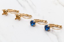 6mm  Classic Drop DIY Earring Bases  EE 2 