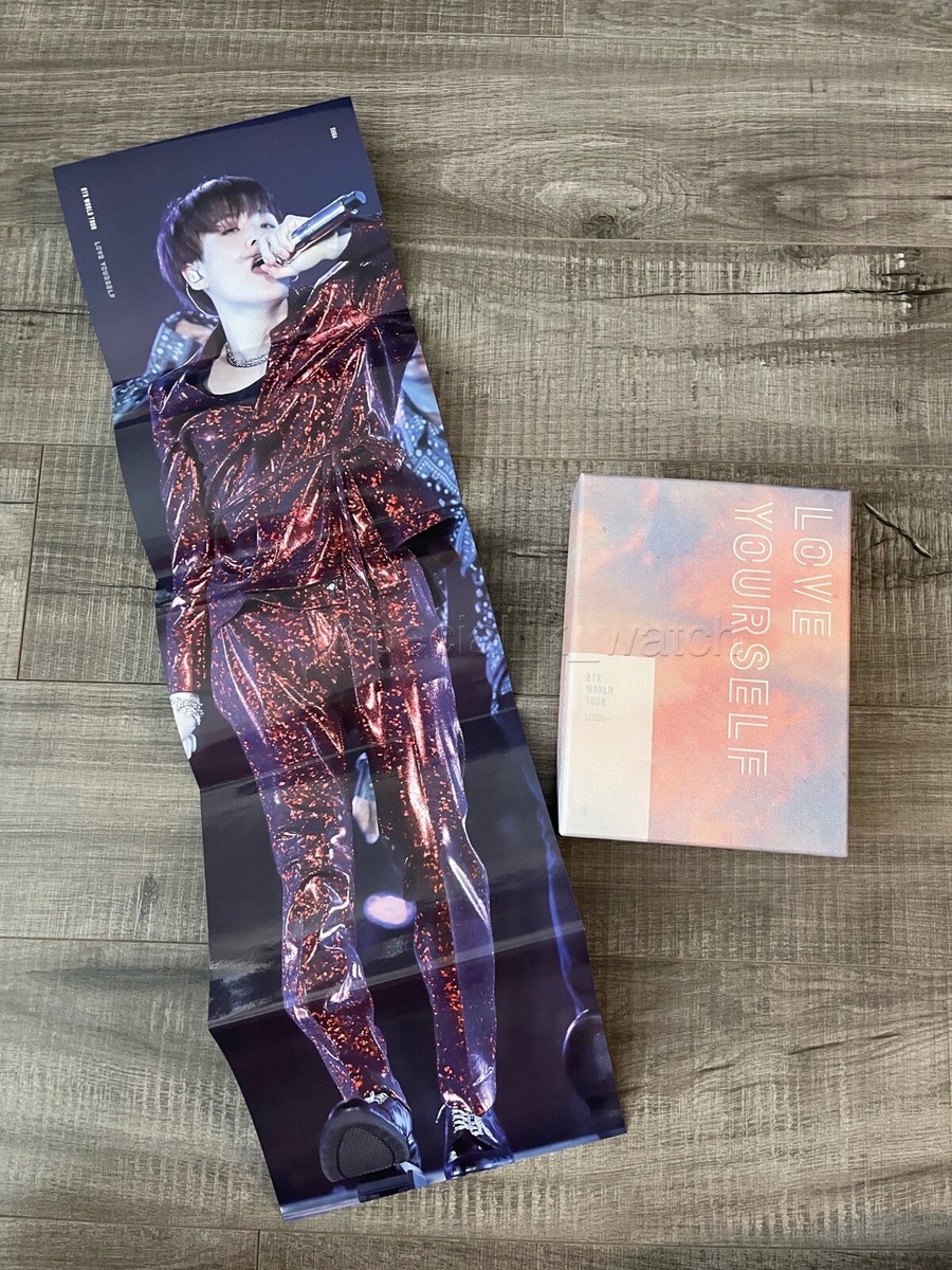 【SUGAトレカ・RMポスター付き】LOVE YOUR SELF SEOUL BTS OFFICIAL LOVE YOURSELF IN SEOUL DVD SUGA POSTER NO PHOTO