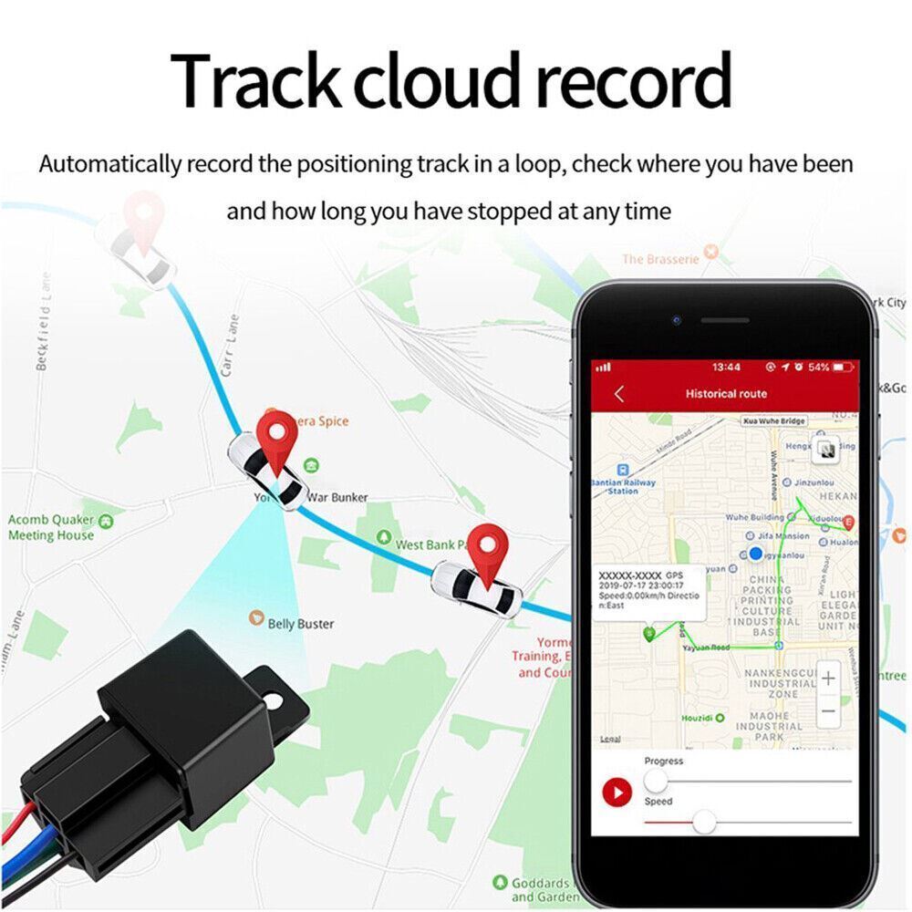 Real-time GPS Tracker Anti Theft Tracking Locator Device GPRS GSM Car ...
