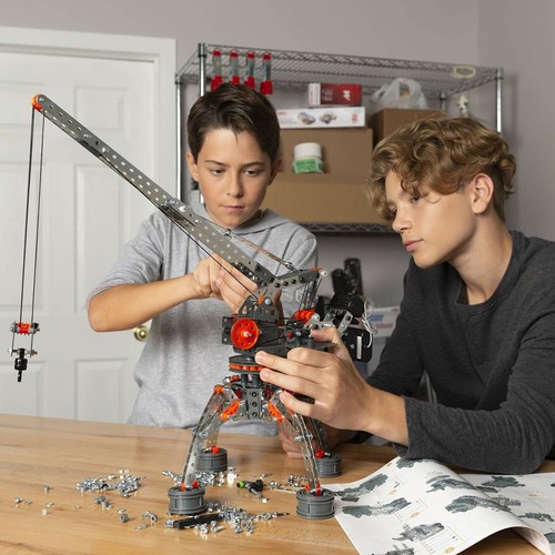 Meccano Erector Super Construction 25-in-1 Motorized Building Set, Steam Educ... - Picture 4 of 8
