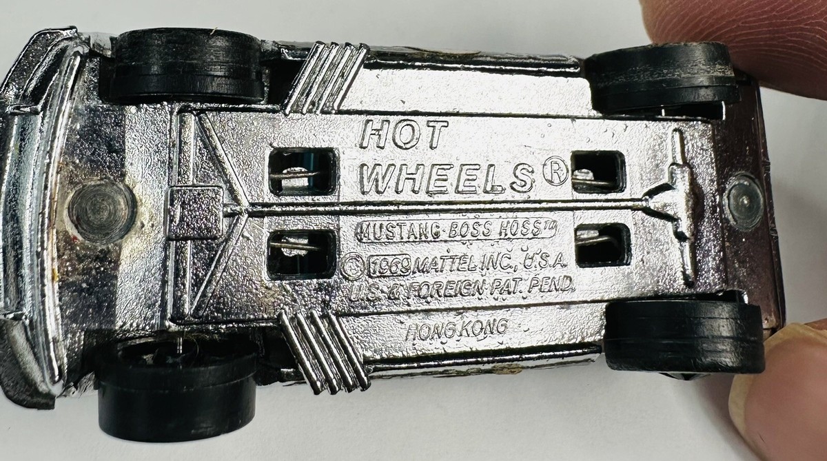 Hot Wheels Redline 1970 Boss Hoss Silver Special Club Car