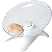 Flying Saucer Hamster Wheel Super-Silent Hamster Wheel Plastic Stable Pets Exerc