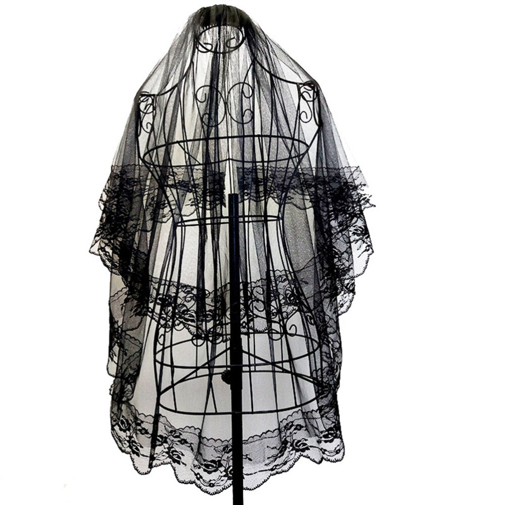 BLACK VEIL BRIDES 表紙 額縁付き 送料無料 Gothic bride black spider web veil / ベール【DARK IN LOVE