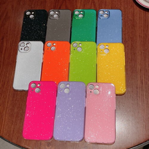 BLING GLITTER Case For iPhone 15 14 13 12 11 Pro Max XR XS Gel Soft Phone Cover - Picture 1 of 18