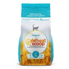 sWheat Scoop Wheat-Based Natural Cat Litter, Original Fast Clumping, 25 Pound...