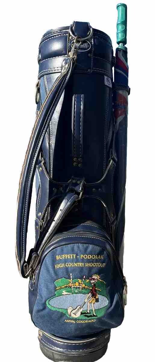 Jimmy Buffett, Ed Podolak 1984 Aspen Golf Tournament Bag – Rare
