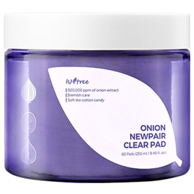 ISNTREE Onion Newpair Clear Pad 60 Pads (250mL)