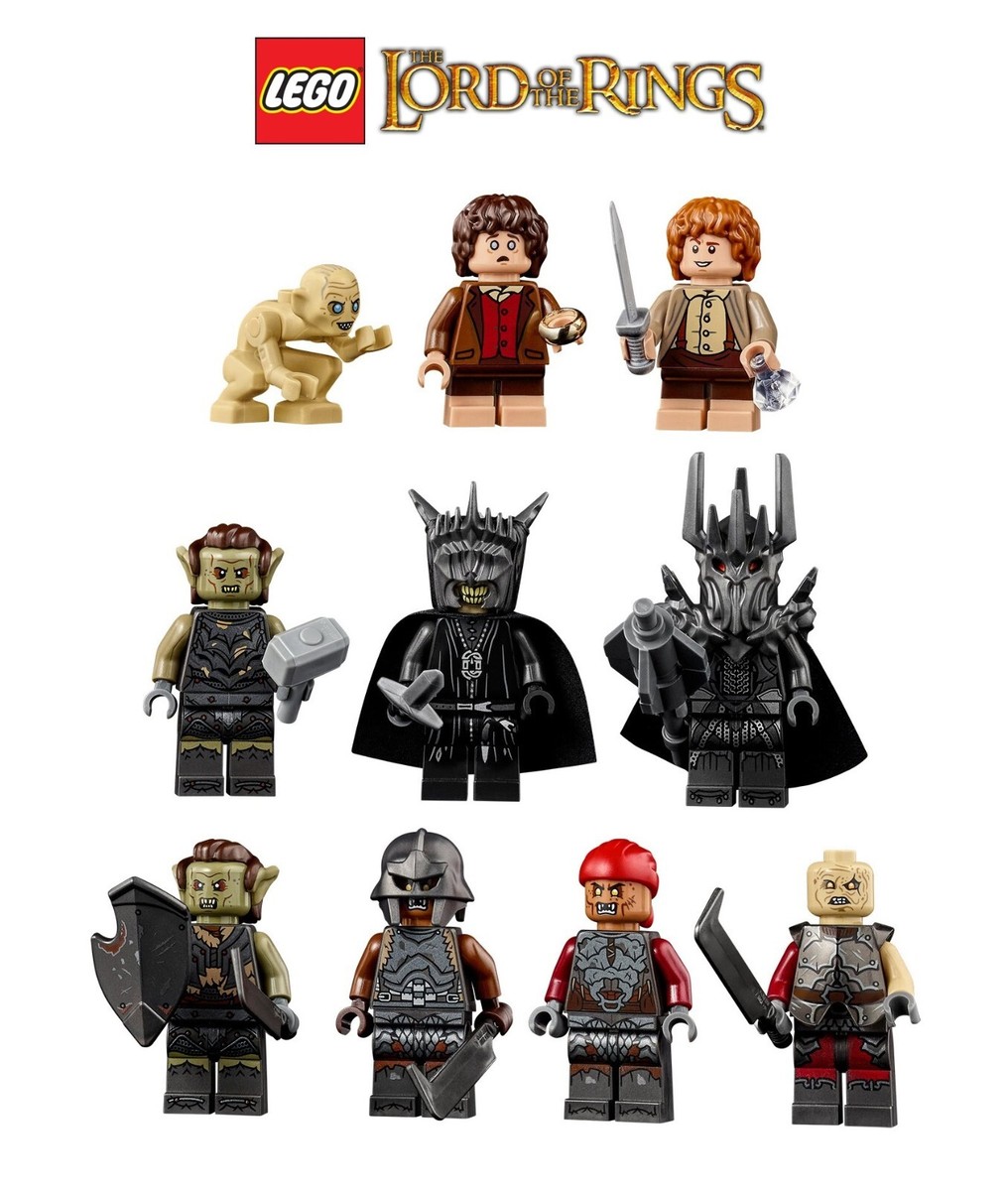 LEGO ICONS 10333 The Lord of the Rings: Barad-Dur Minifigures