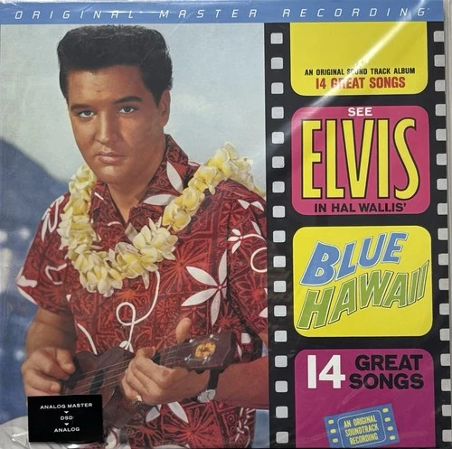 Elvis Presley "Blue Hawaii" SEALED MFSL MoFi 2xLP 45rpm Numbered Mobile Fidelity