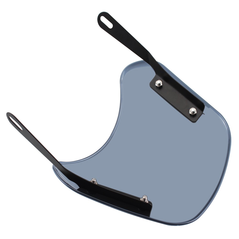 Motorcycle Headlight Windshield Windscreen Universal For 5-7" Round Headlight